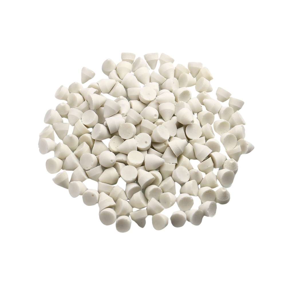 [852-3194] Avalon White Plastic Cone 10x10 Media 1kg.