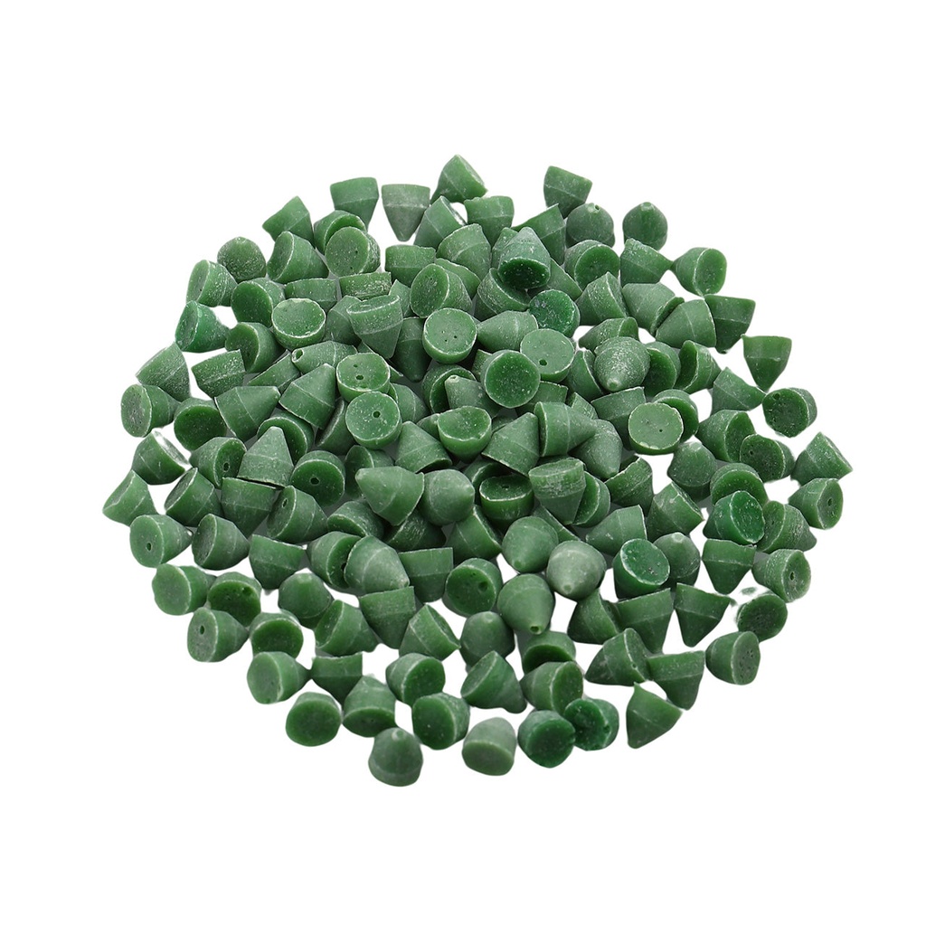 [852-3196] Avalon Green Plastic Cone 10x10 Media 1kg.
