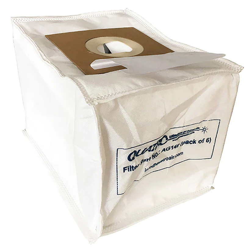 [854-2189] Repl. Filter Bags for Quatro CollectAll PGR SCS SPU (6 pack)