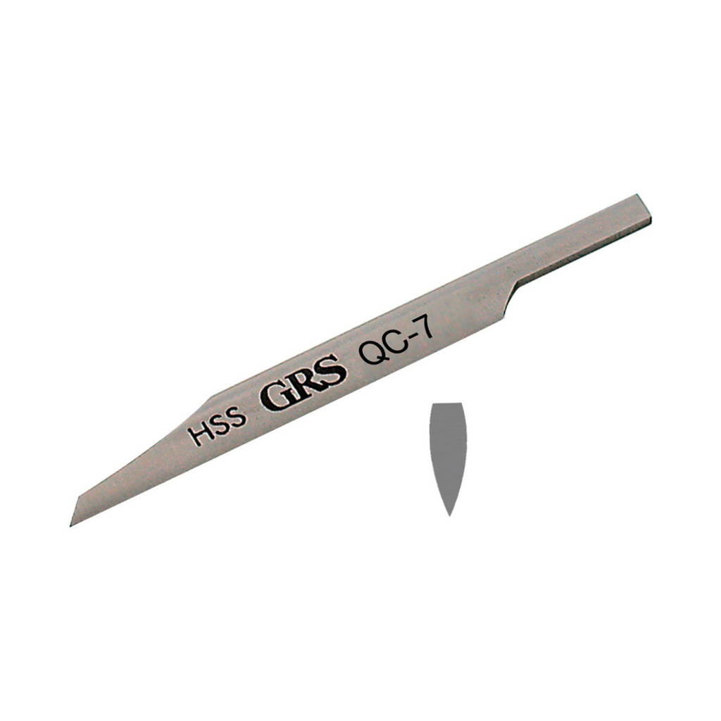 GRS® QC Gravers - Point Onglette, #7