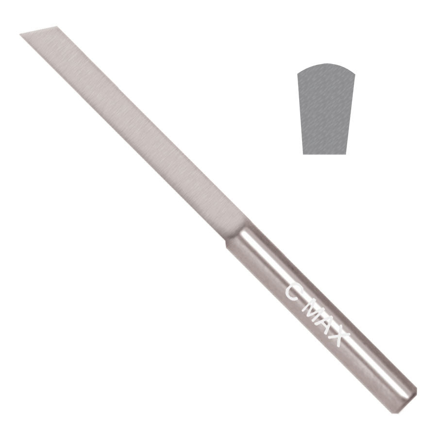 [855-9838] GRS® C-Max Graver #42 Tapered Flat