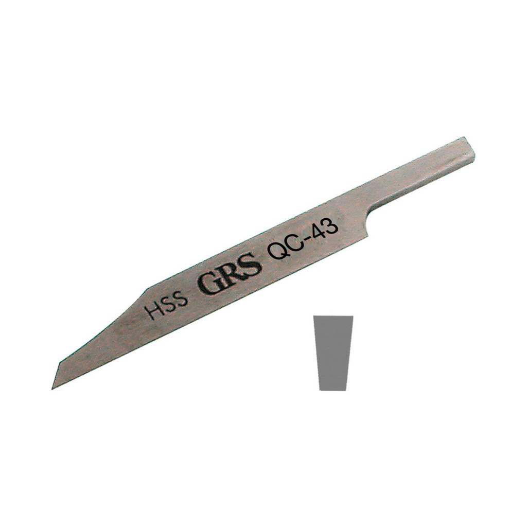 [855-9964] GRS® QC Gravers - Flat, #43