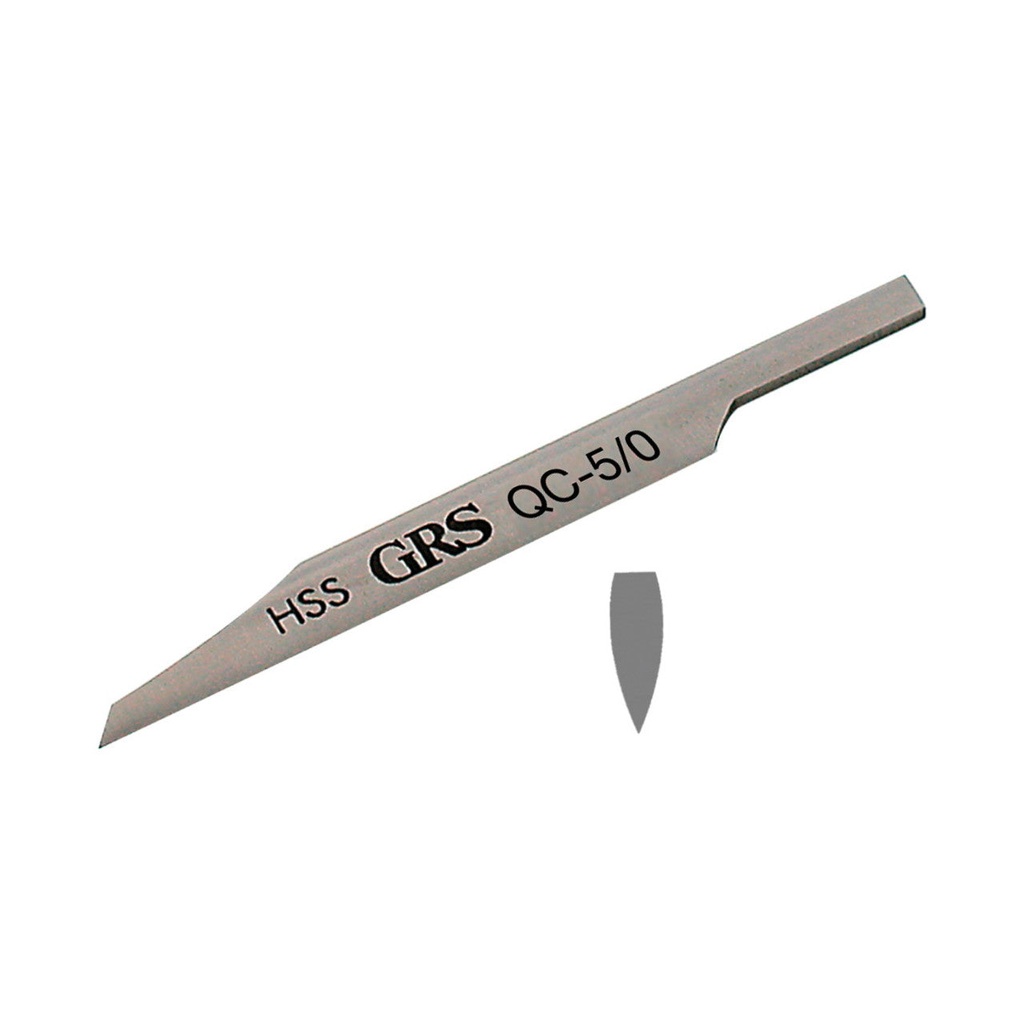 [855-9973] GRS® QC Gravers - Point Onglette, #5/0