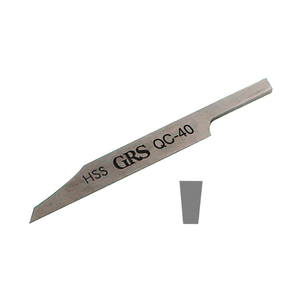 [855-9978] GRS® QC Gravers - Flat, #40