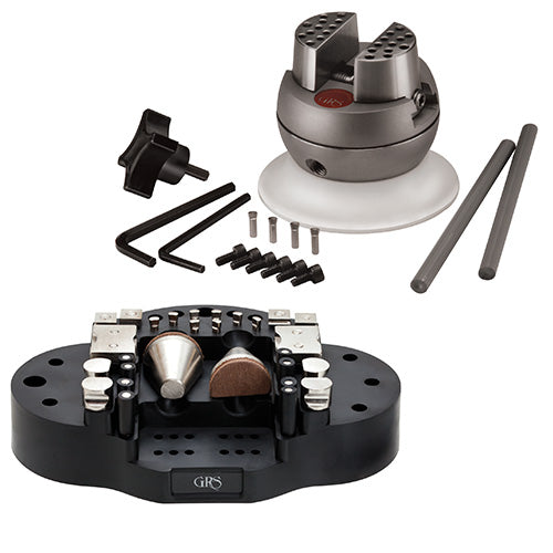 [856-0305] GRS® MicroBlock® Ball Vise with 30-Piece Attachment Set